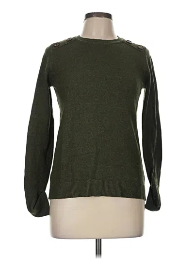 Pre-owned Pink Clover Pullover Sweater In Green