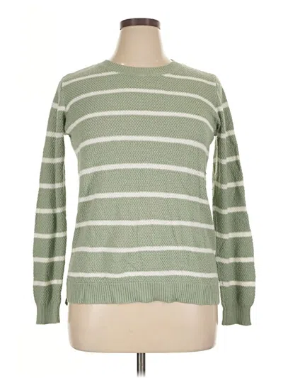 Pre-owned Pink Clover Pullover Sweater In Green