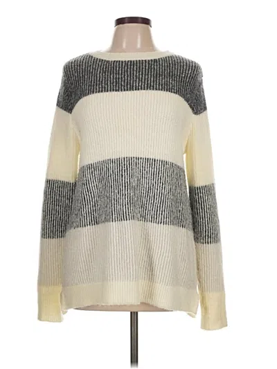 Pre-owned Pink Clover Pullover Sweater In Ivory
