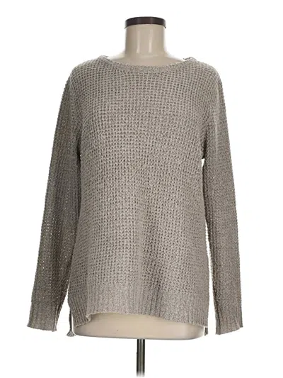 Pre-owned Pink Clover Pullover Sweater In Silver