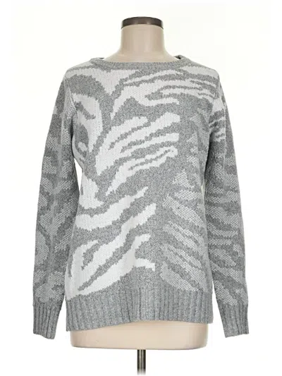 Pre-owned Pink Clover Pullover Sweater In Silver