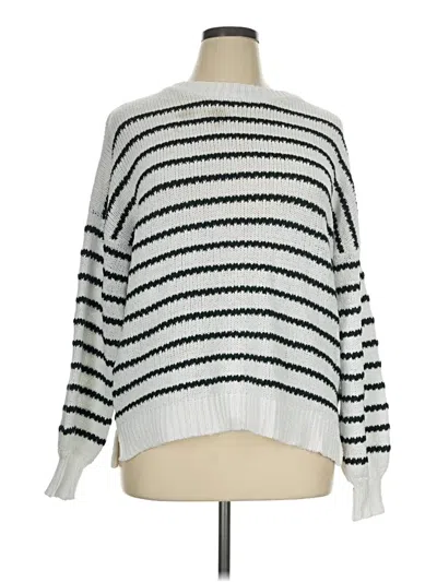 Pre-owned Pink Clover Pullover Sweater In Silver