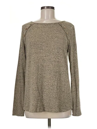 Pre-owned Pink Clover Pullover Sweater In Tan