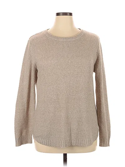 Pre-owned Pink Clover Pullover Sweater In Tan