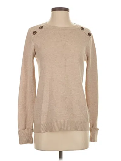 Pre-owned Pink Clover Pullover Sweater In Tan