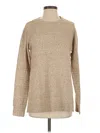 Pink Clover Pullover Sweater In Tan