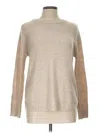 Pink Clover Pullover Sweater In Tan