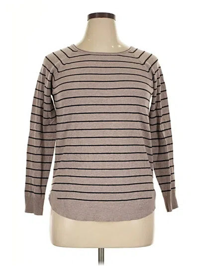 Pre-owned Pink Clover Pullover Sweater In Tan