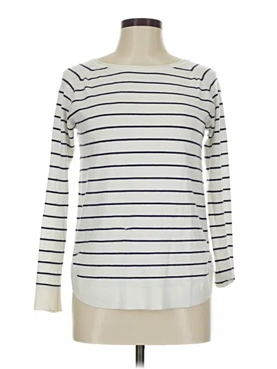 Pre-owned Pink Clover Pullover Sweater In White