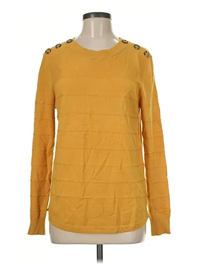 Pre-owned Pink Clover Pullover Sweater In Yellow