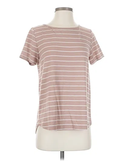 Pre-owned Pink Clover Short Sleeve T-shirt In Brown