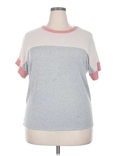 Pre-owned Pink Clover Short Sleeve T-shirt In Gray