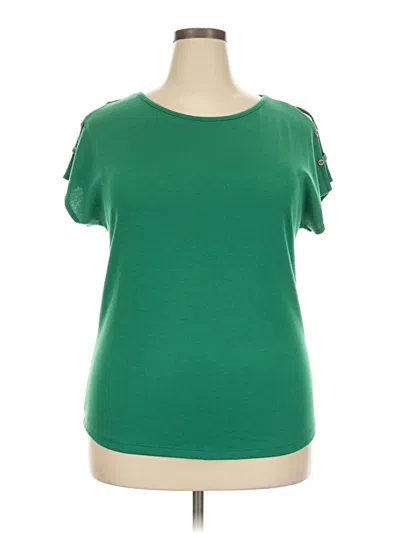 Pre-owned Pink Clover Short Sleeve T-shirt In Green