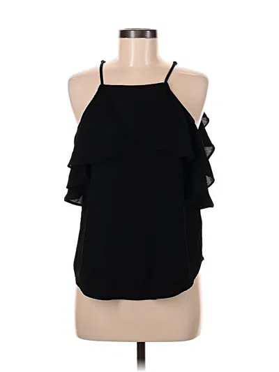 Pre-owned Pink Clover Sleeveless Blouse In Black