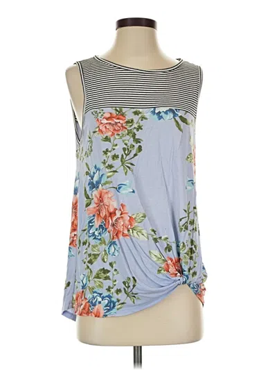 Pre-owned Pink Clover Sleeveless Blouse In Blue