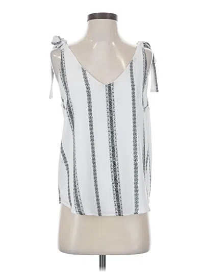 Pre-owned Pink Clover Sleeveless Blouse In Silver