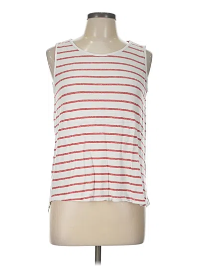 Pre-owned Pink Clover Sleeveless T-shirt In White