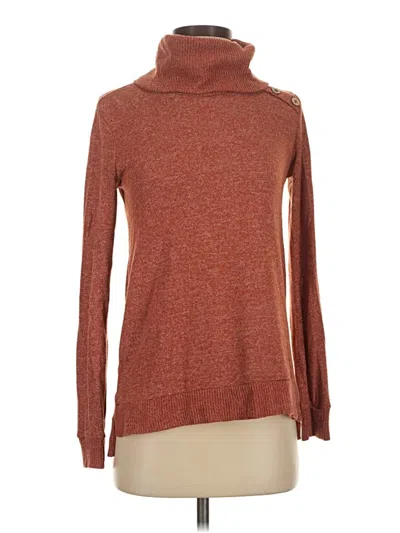 Pre-owned Pink Clover Turtleneck Sweater In Brown