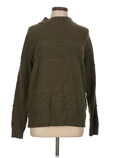 Pre-owned Pink Clover Turtleneck Sweater In Green