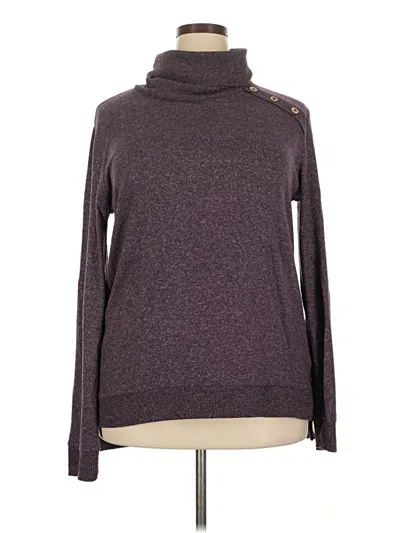 Pre-owned Pink Clover Turtleneck Sweater In Purple