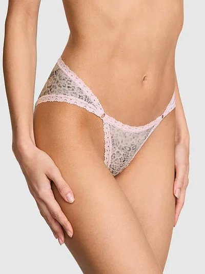 Pink Cotton Cheeky Panty In