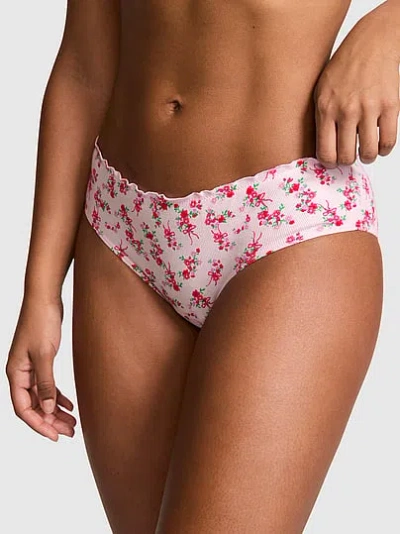 Pink Cotton Cheeky Panty In