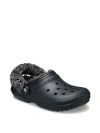 Pink Crocs Classic Fleece Lined Clog In Multi
