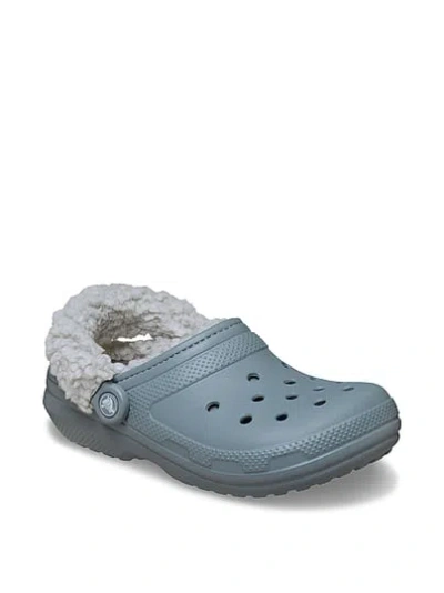 Pink Crocs Classic Fleece Lined Clog In Gray