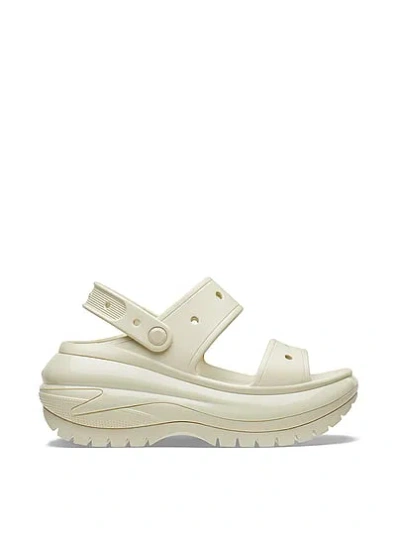 Pink Crocs Classic Mega Crush Sandals In Multi