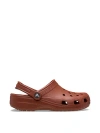 Pink Crocs Classic Solid Clogs In Brown