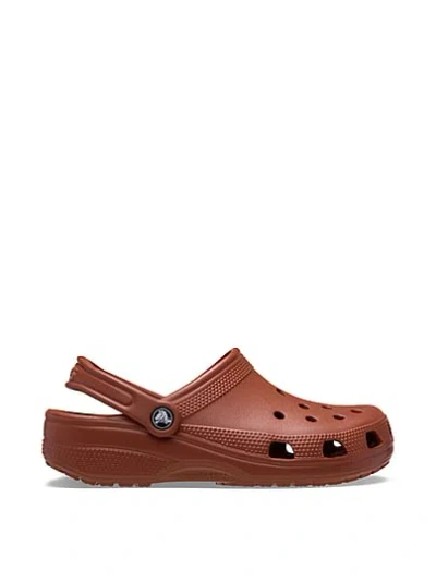 Pink Crocs Classic Solid Clogs In Brown
