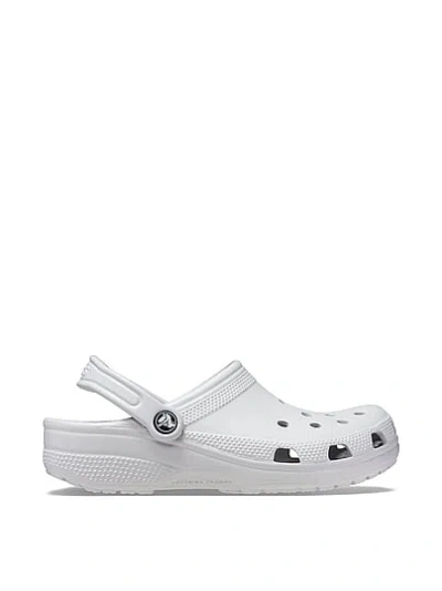 Pink Crocs Classic Solid Clogs In Gray