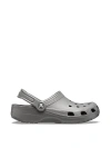 Pink Crocs Classic Solid Clogs In Gray