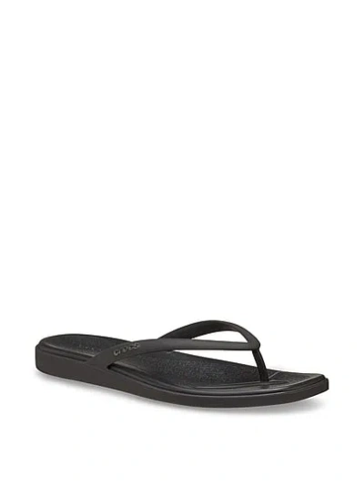 Pink Crocs Miami Flip In Black
