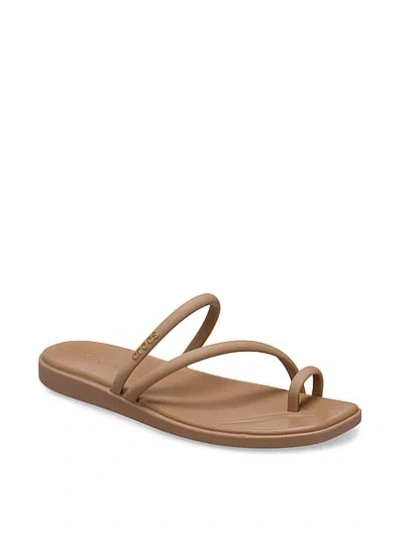 Pink Crocs Miami Toe-loop Sandal In Brown