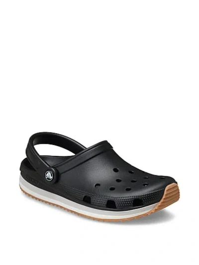 Pink Crocs Retro Runner Clog In Black