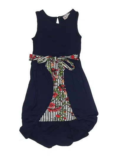 Pre-owned Pink Crush Kids' Dress In Blue