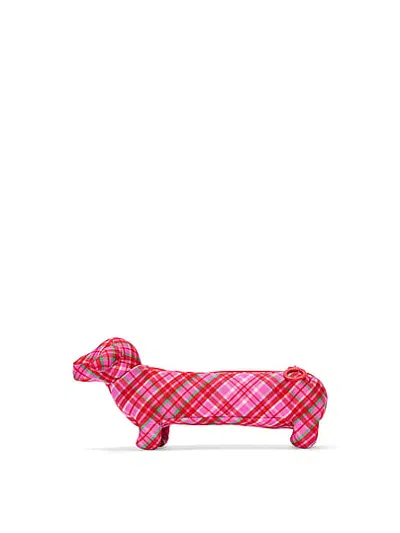 Pink Dog Makeup Brush Bag In Print