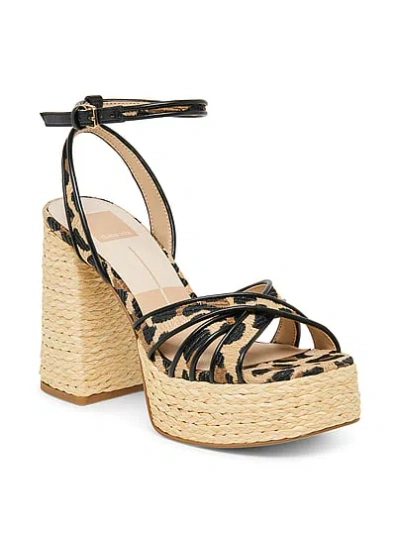 Pink Dolce Vita Danila Block Heel Sandals In Multi