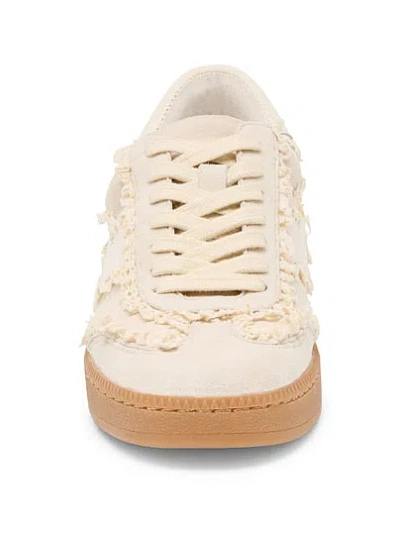 Pink Dolce Vita Notice Lace Sneakers In Multi