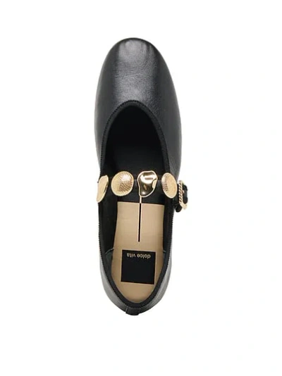 Pink Dolce Vita Relan Ballet Flat In Black