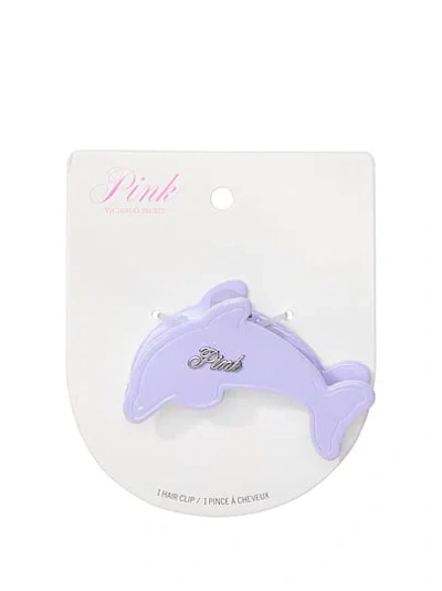 Pink Dolphin Hair Claw Clip In Purple