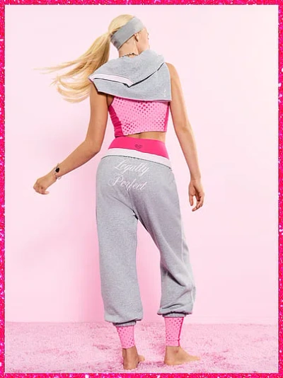 Pink | Elle Campus Fleece™ Capri Sweatpants In Gray