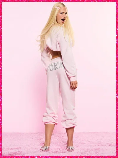 Pink | Elle Campus Fleece™ Capri Sweatpants In