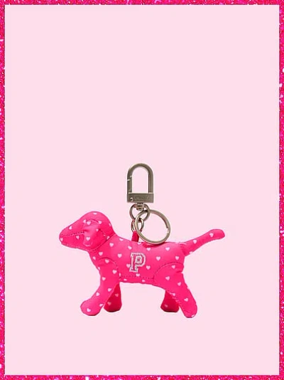 Pink | Elle Micro Dog Keychain Charm In