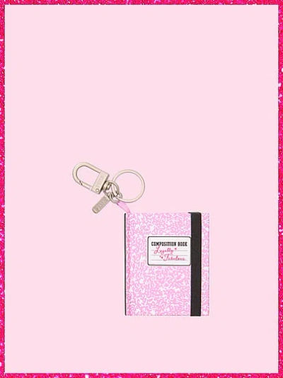 Pink | Elle Mini Notebook Keychain Charm In