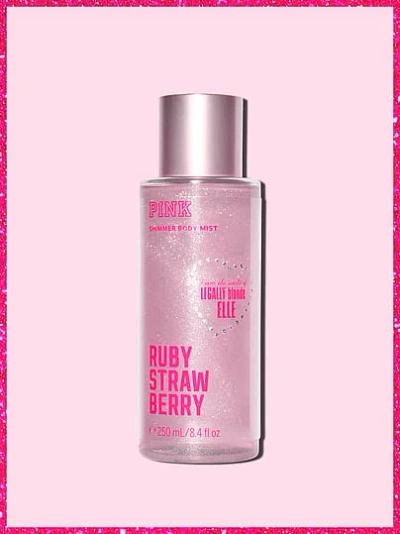Pink | Elle Ruby Strawberry Shimmer Body Mist In Grey