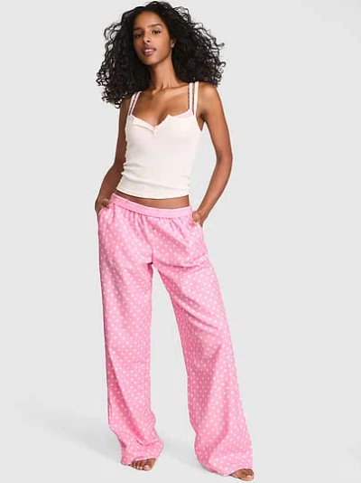Pink Favorite Flannel Pajama Pants In