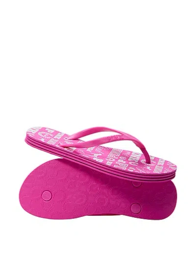 Pink Flip Flops In Multi