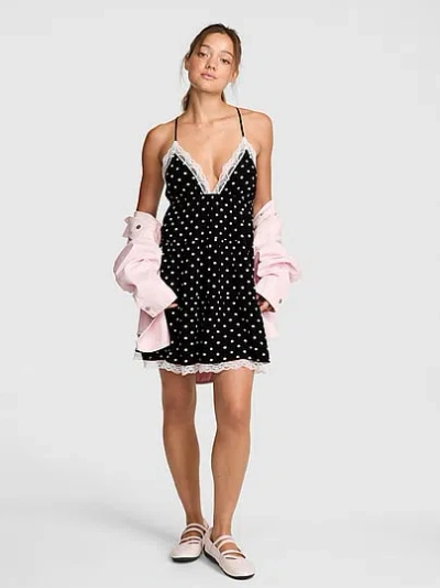 Pink Flirt Alert Tiered Mini Dress In Animal Print